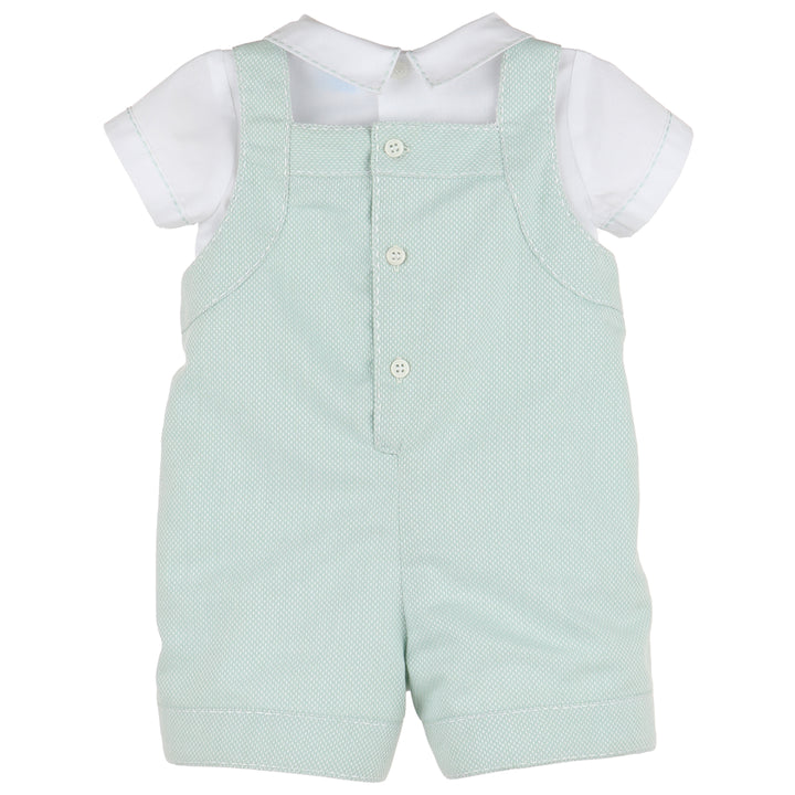 Aqua Duotone Romper Set
