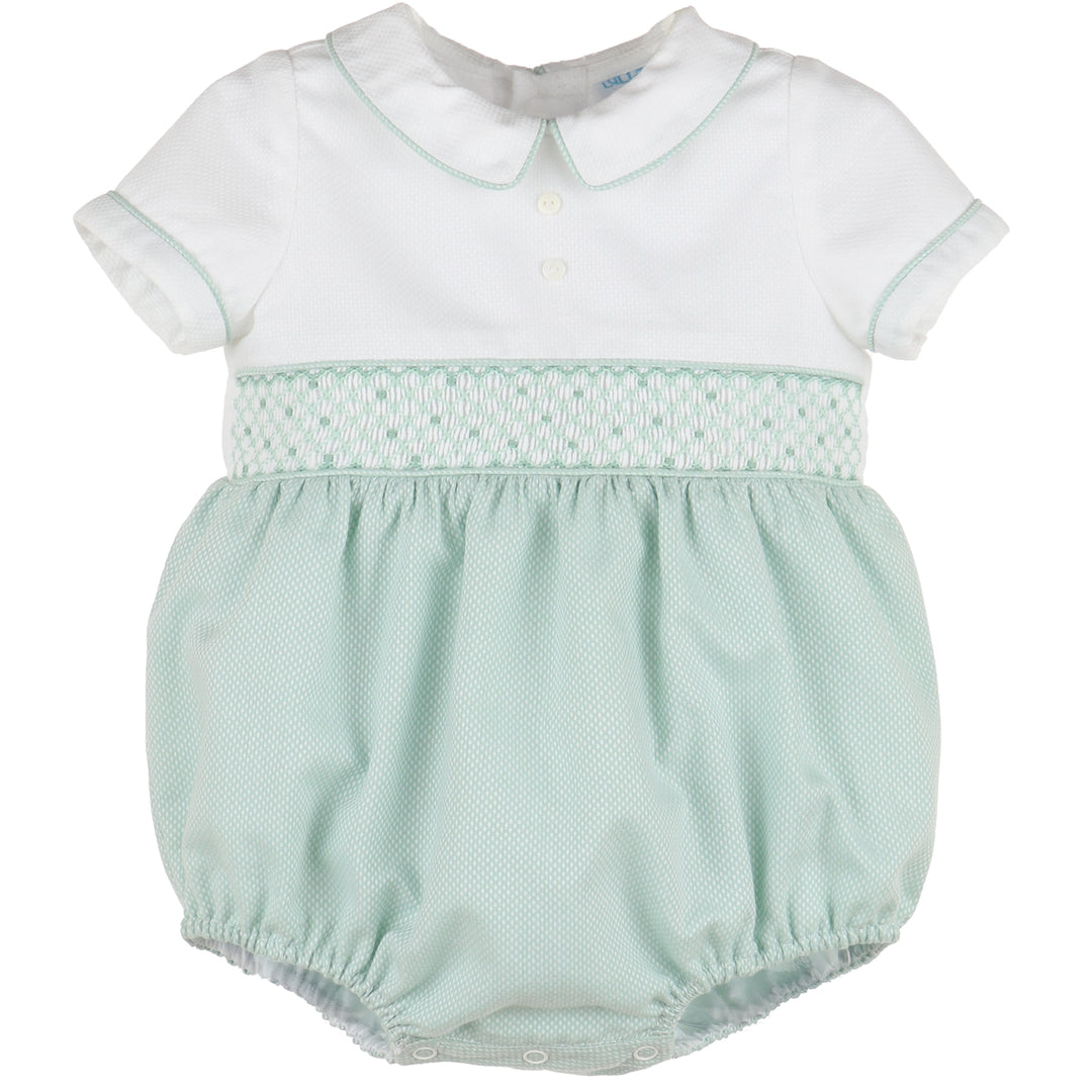 Aqua Duotone Smock Bubble