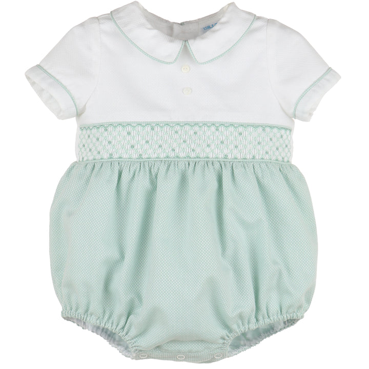 Aqua Duotone Smock Bubble