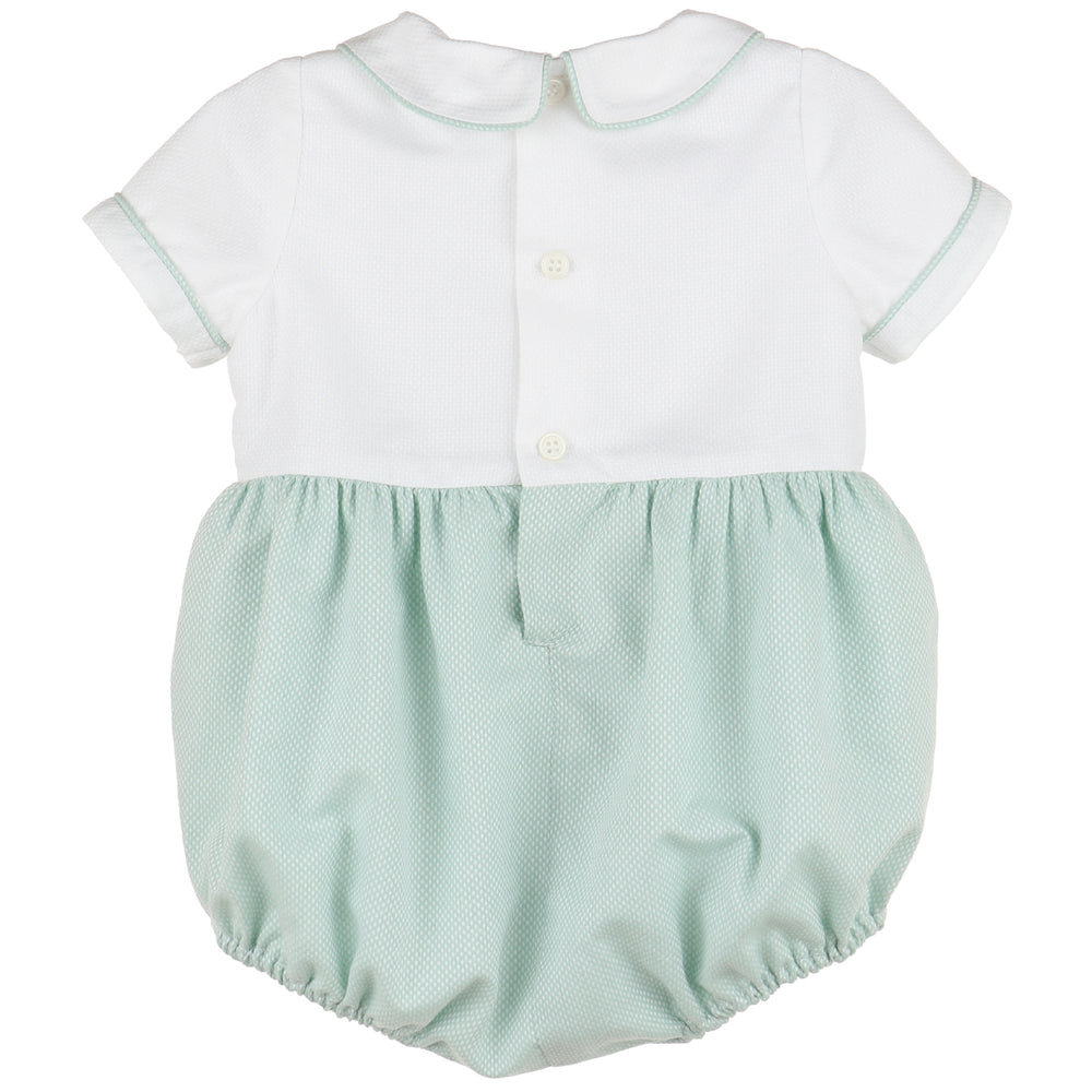 Aqua Duotone Smock Bubble