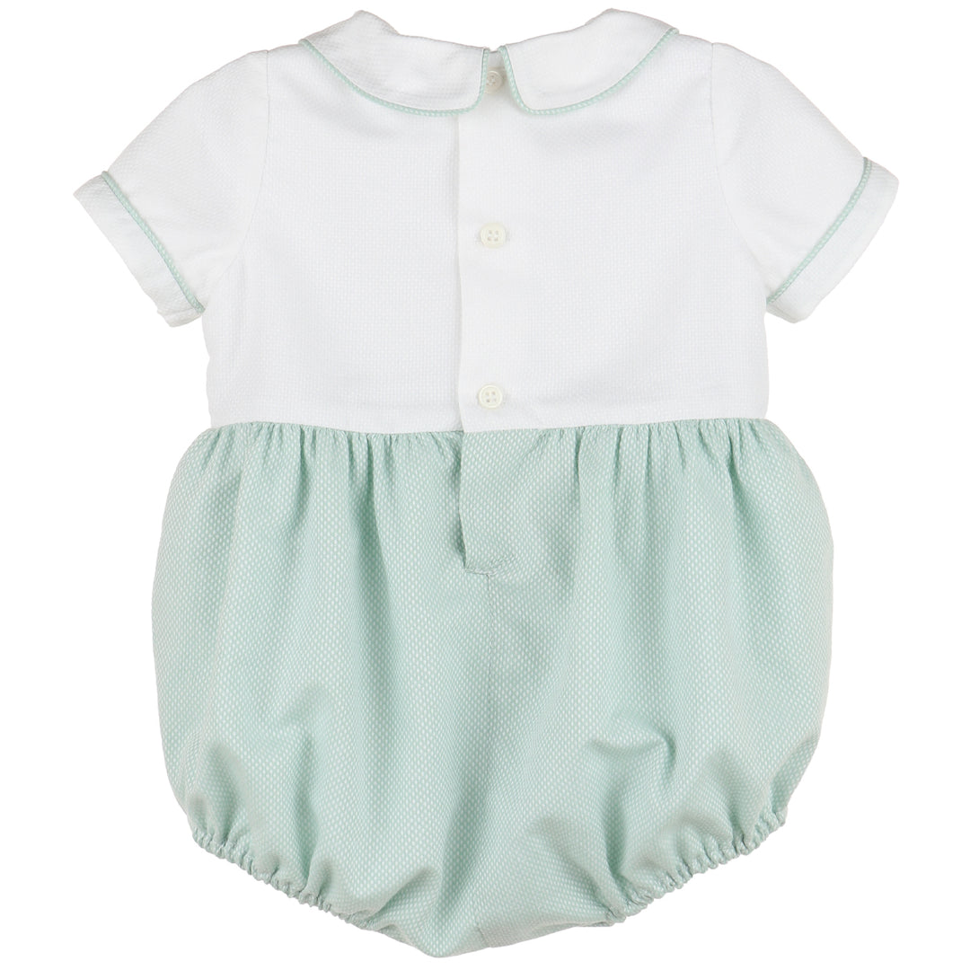 Aqua Duotone Smock Bubble