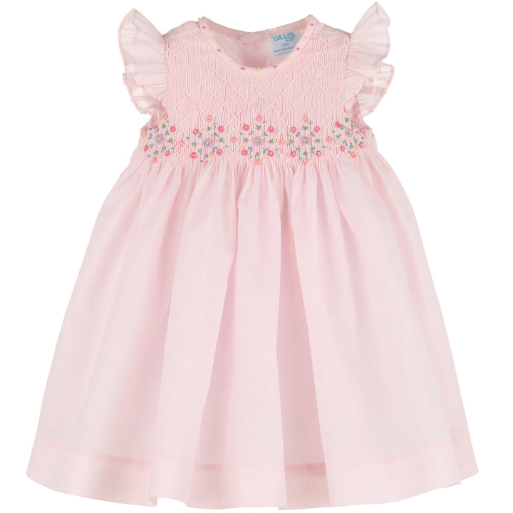 Pink Classical Diamond Smock Dress