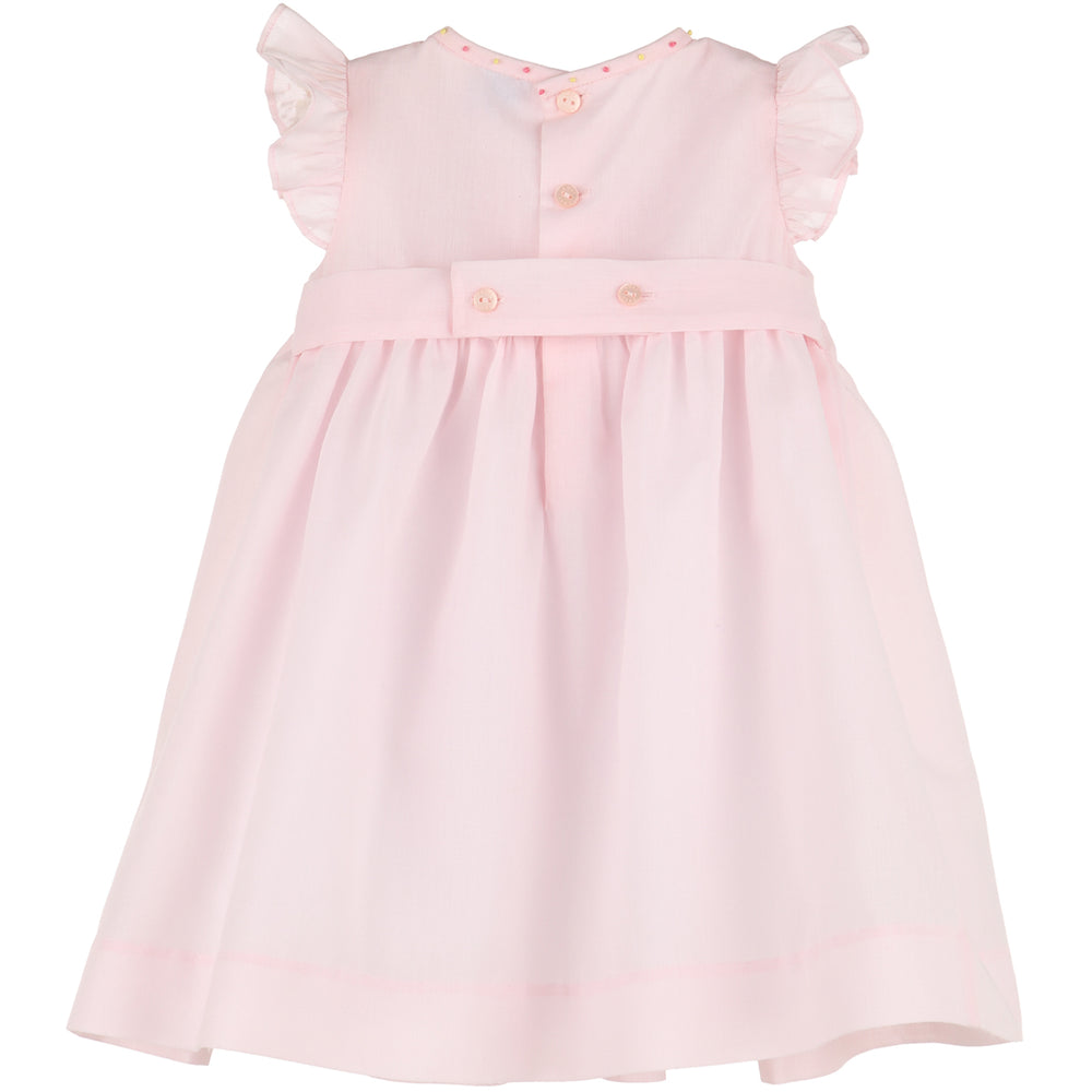 Pink Classical Diamond Smock Dress