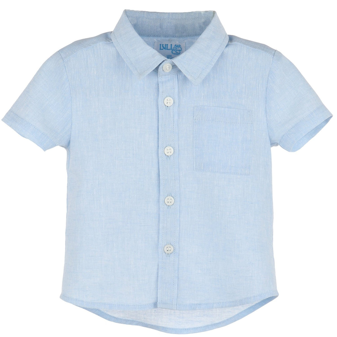 Boy's Blue Button Down Shirt