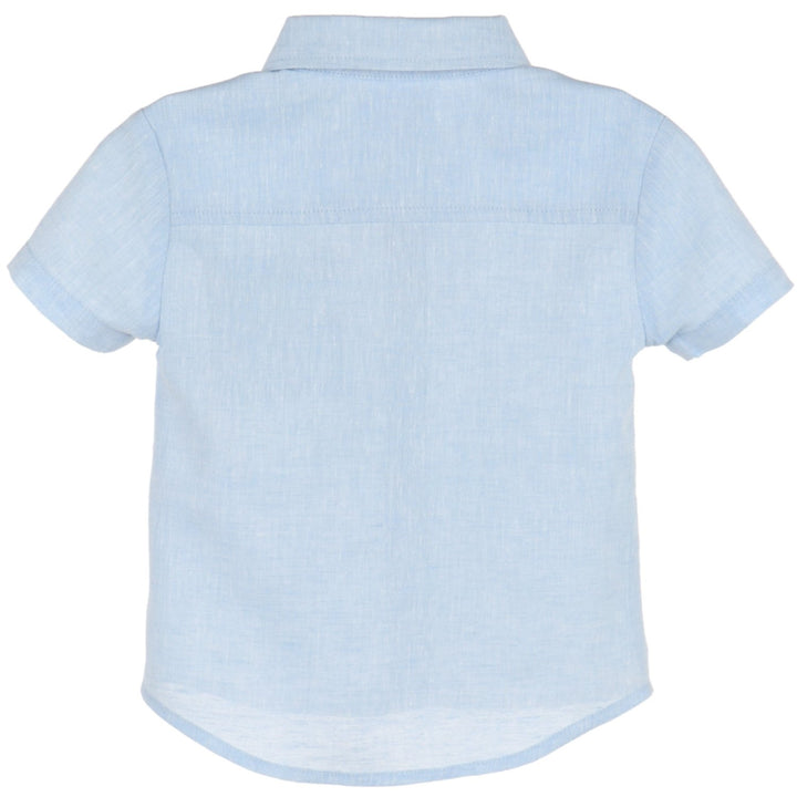 Boy's Blue Button Down Shirt
