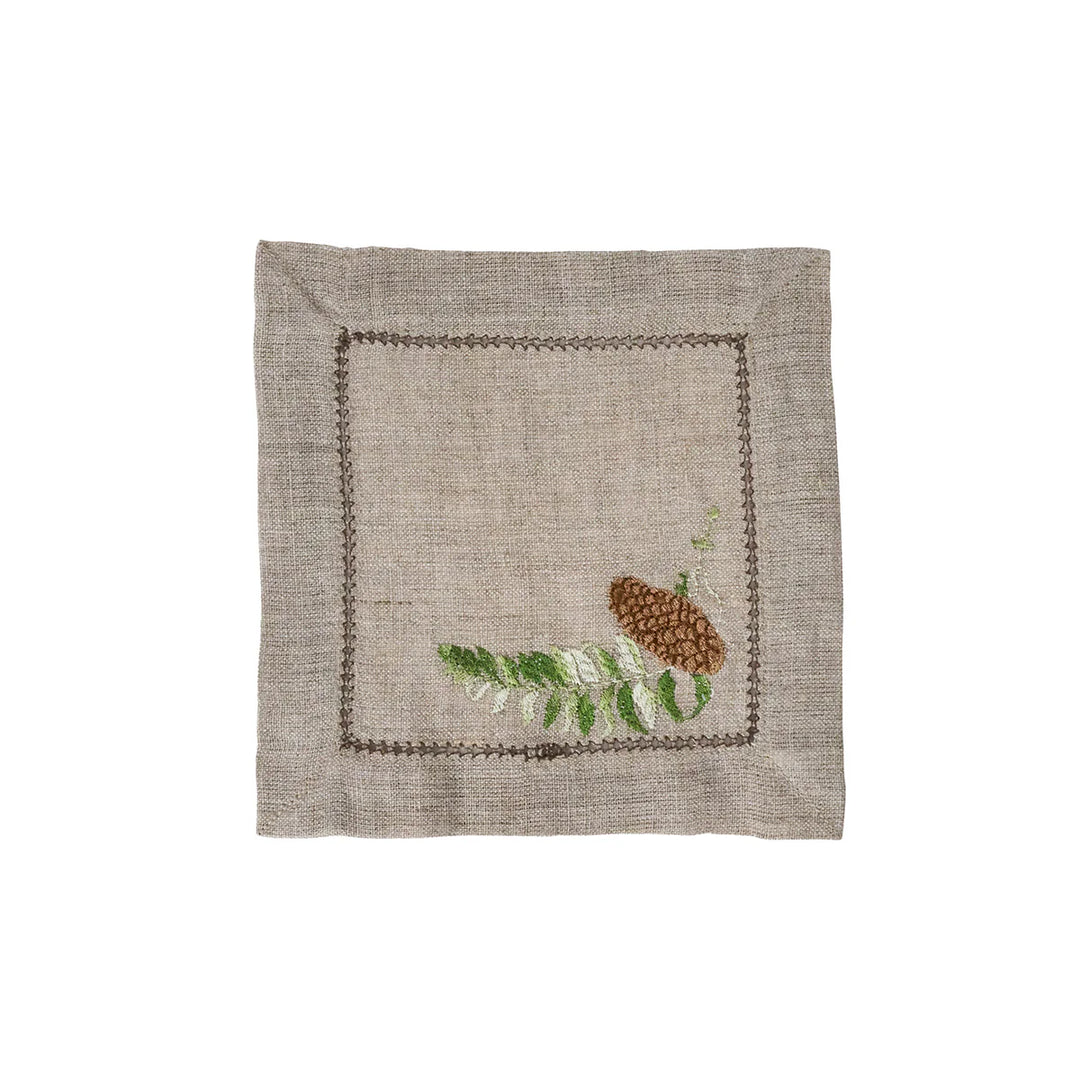 Forest Walk Cocktail Napkins Assorted Set/4 - Multi