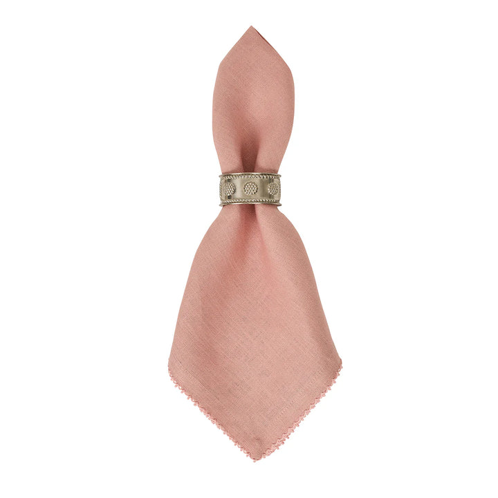 Berry Scallop Napkin Set/4 - Pink