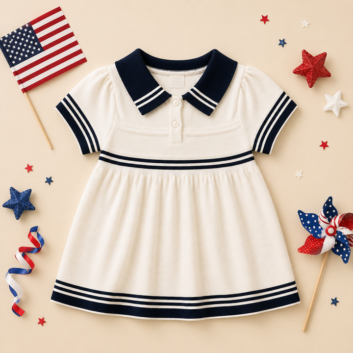 Maritime Fine Knit Dress