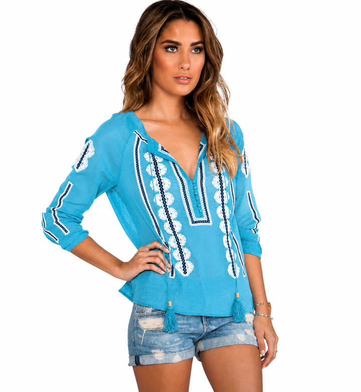 Ritu Top - Turquoise