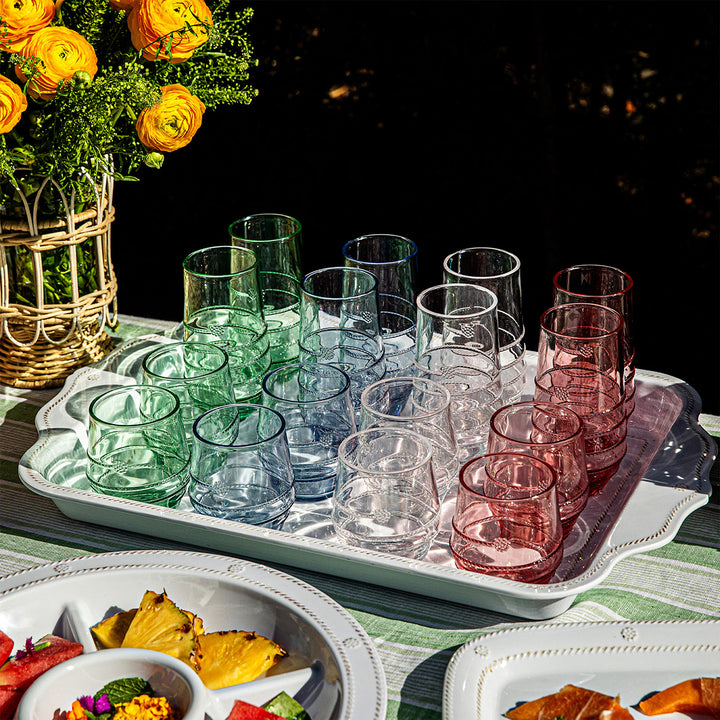 Amalia Acrylic Small Tumbler Set/4 - Coral