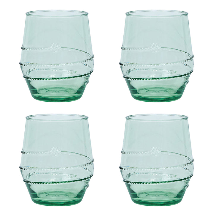 Amalia Acrylic Small Tumbler Set/4 - Seagrass