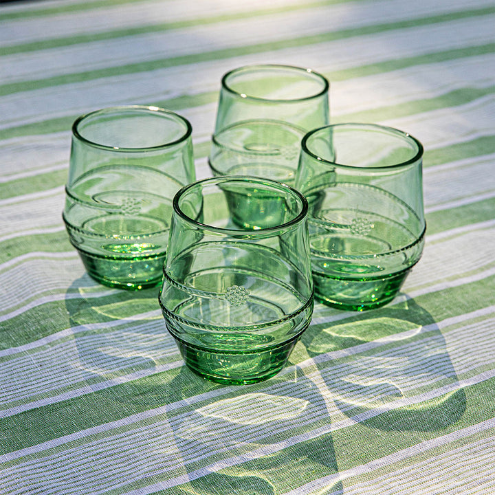 Amalia Acrylic Small Tumbler Set/4 - Seagrass