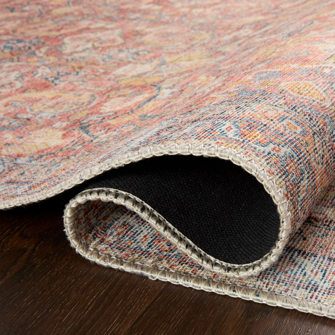 Adrian Rust/Denim Area Rug