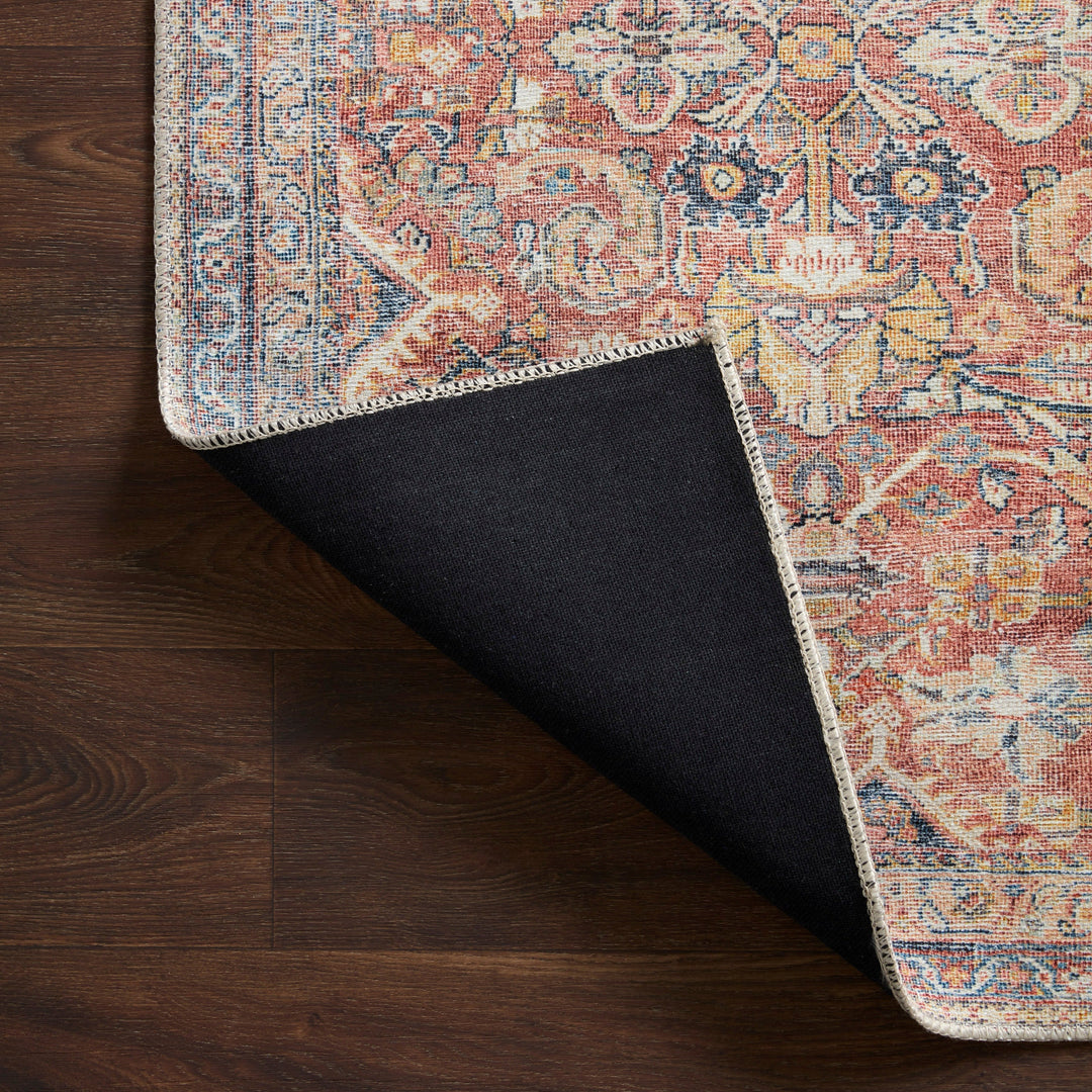 Adrian Rust/Denim Area Rug