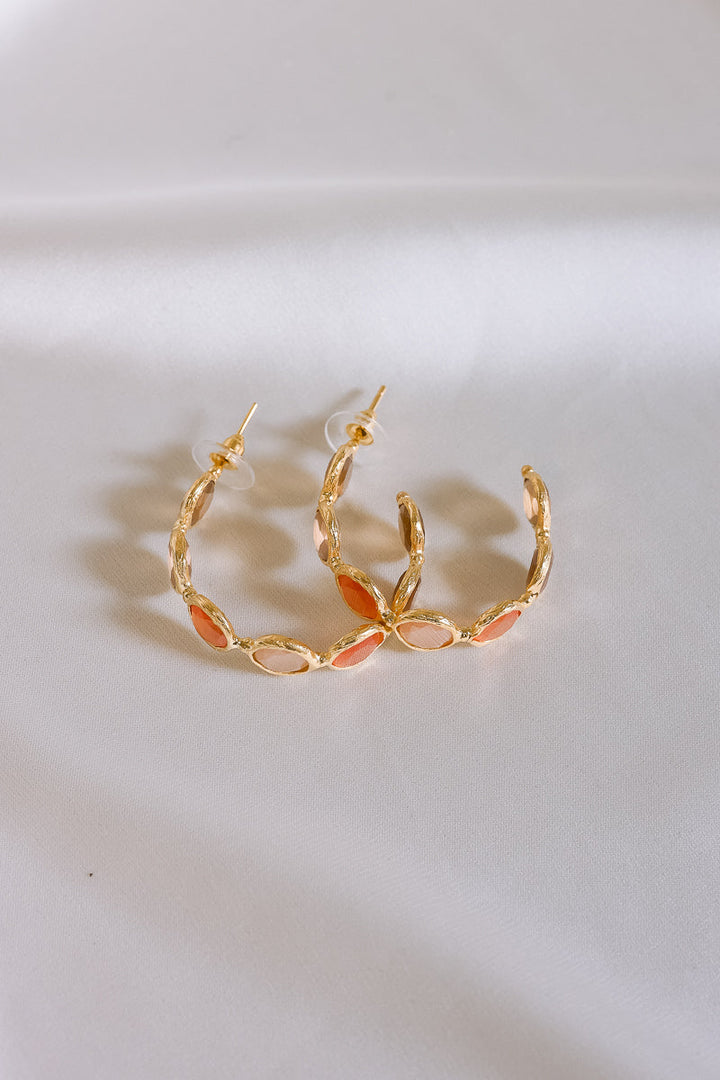 Orange Earrings by Averie