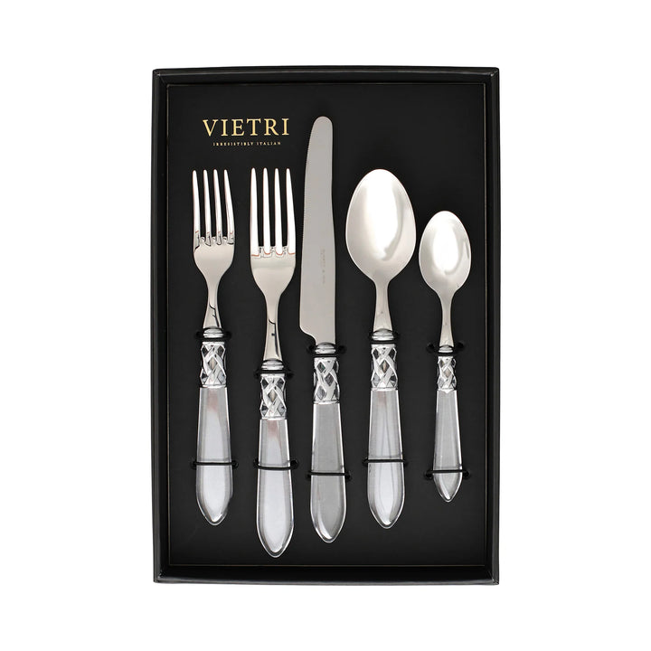 Aladdin Clear Five-Piece Place Setting