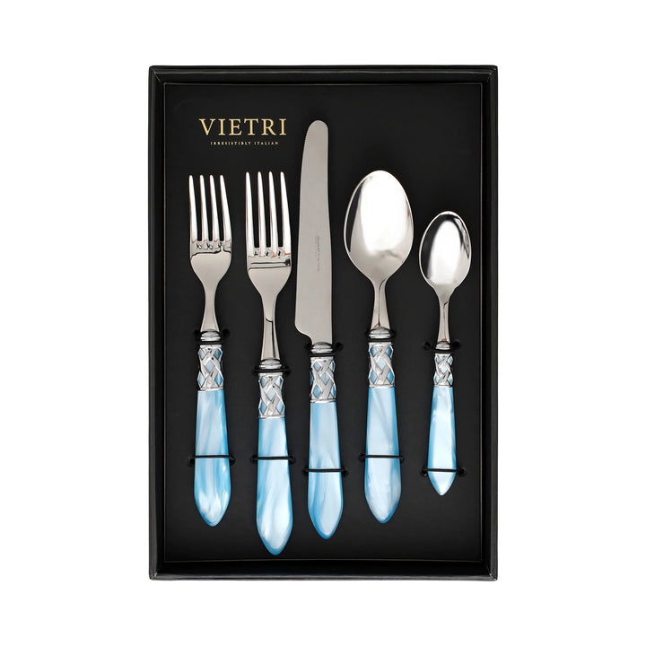Aladdin Light Blue Five-Piece Place Setting