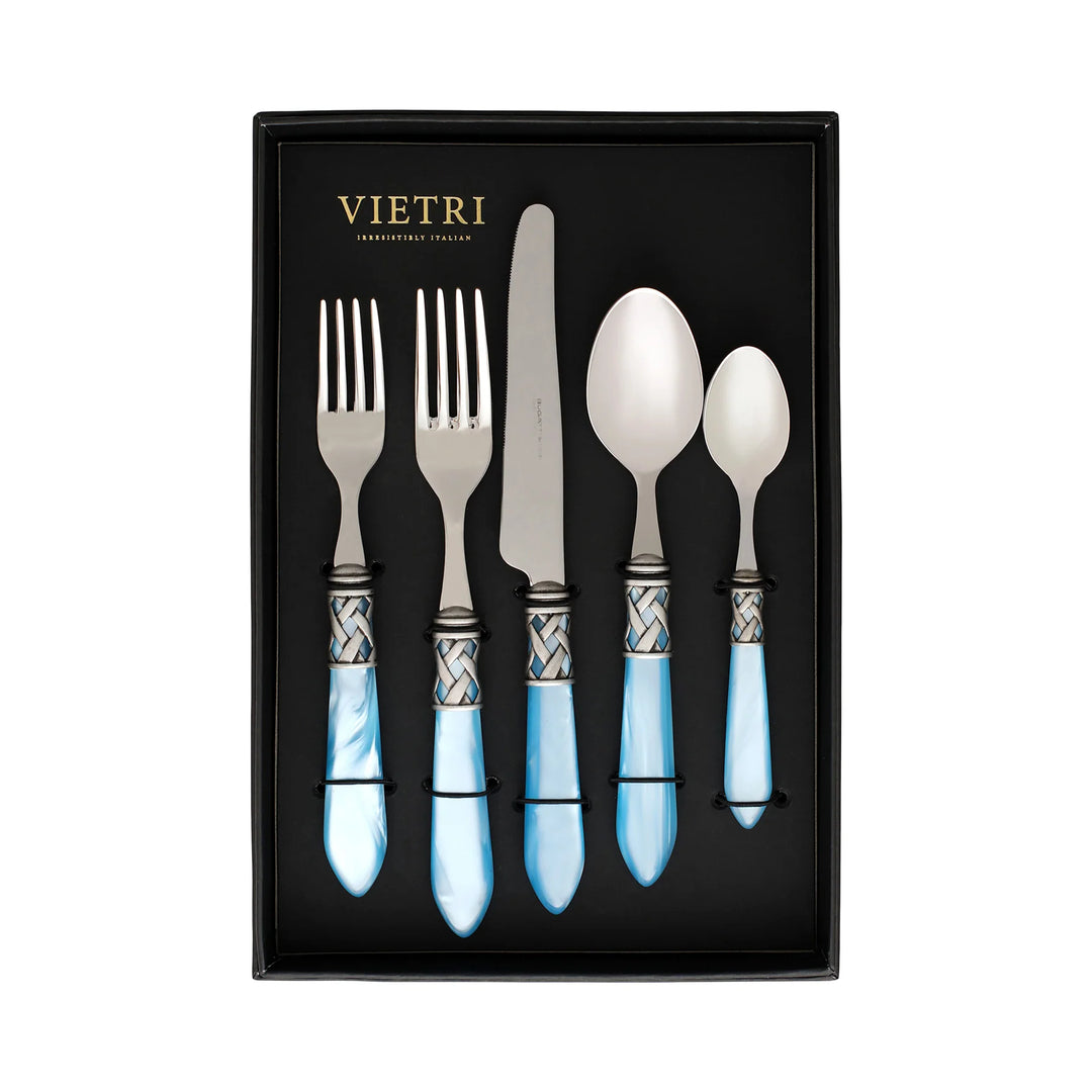 Aladdin Light Blue Five-Piece Place Setting
