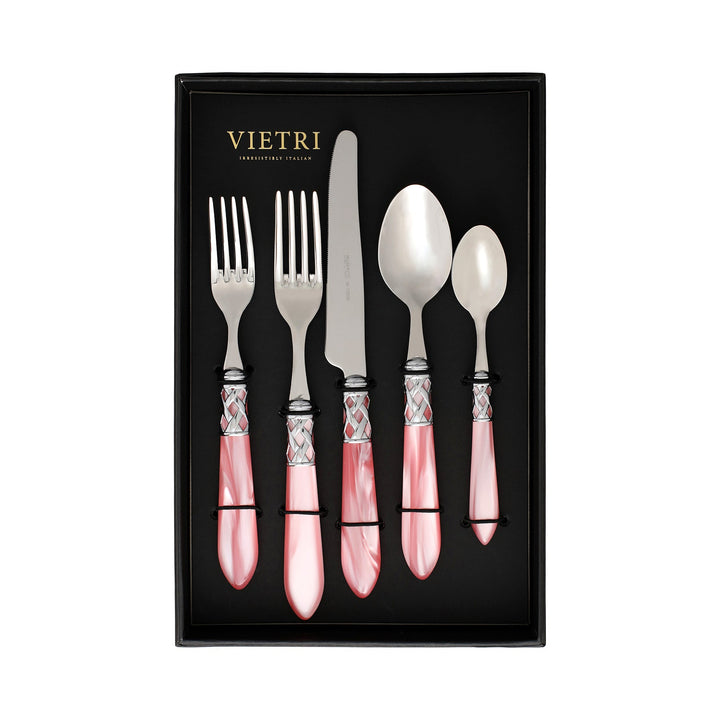 Aladdin Light Pink Five-Piece Place Setting