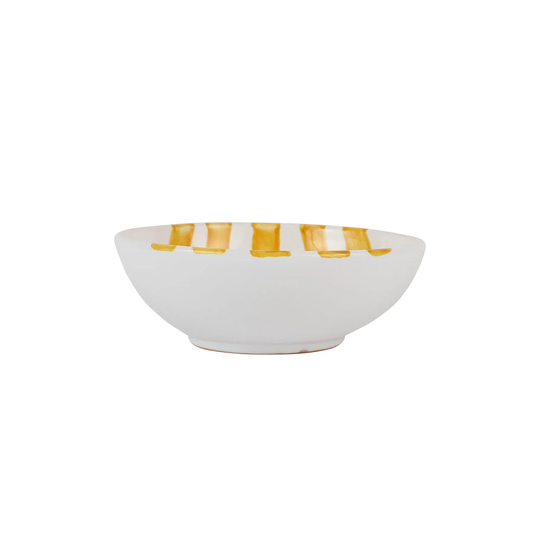 Amalfitana Yellow Stripe Cereal Bowl