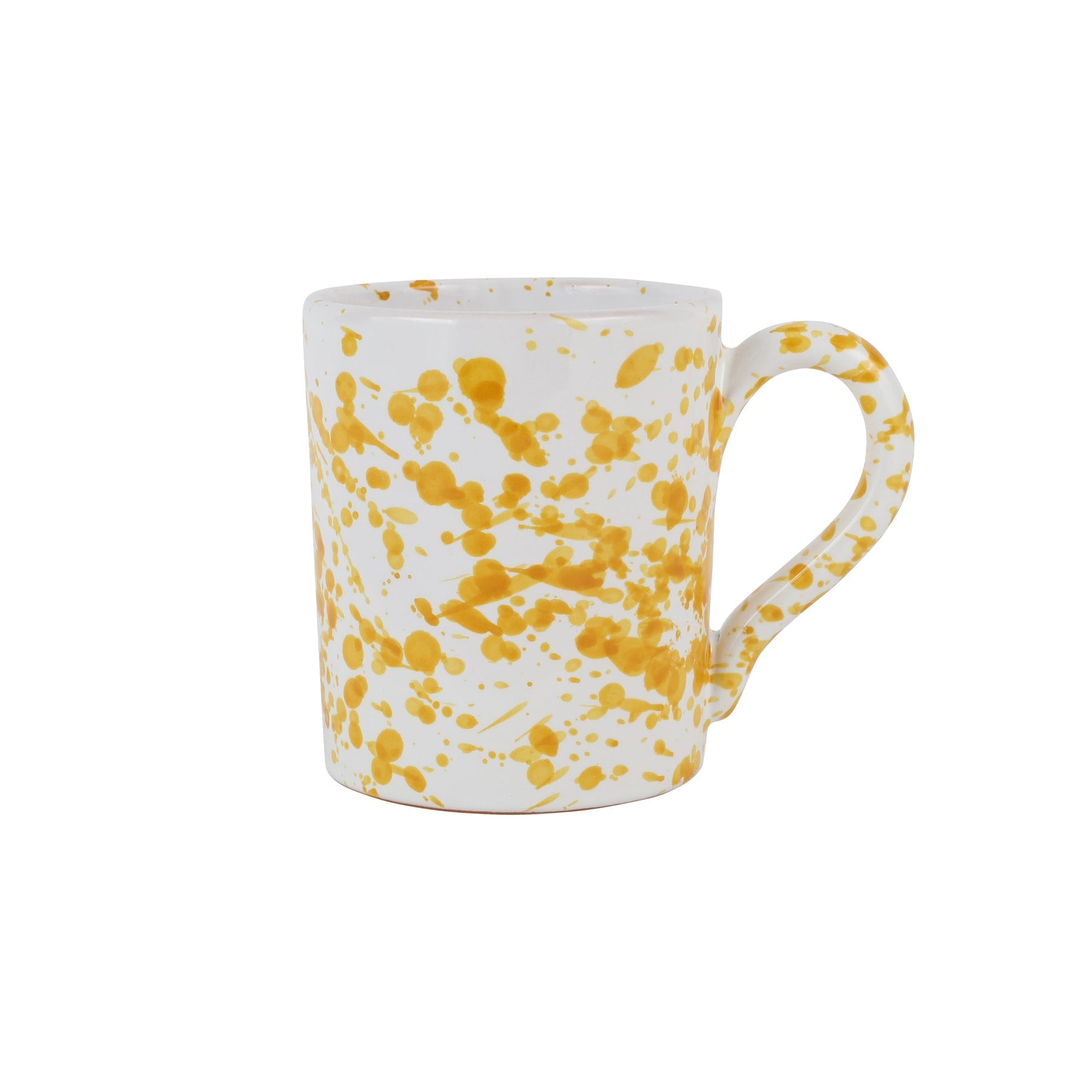 Amalfitana Yellow Splatter Mug
