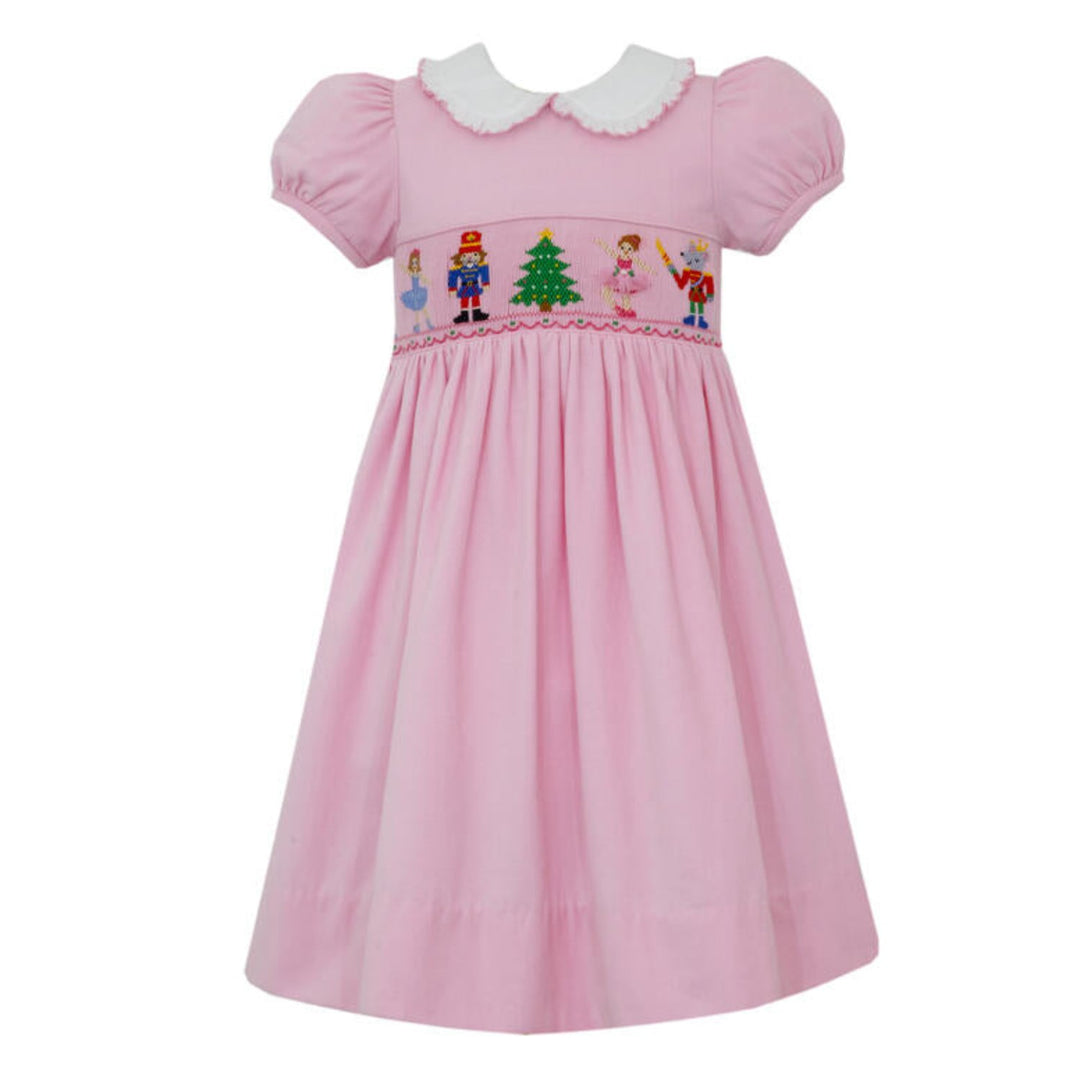 Pink Corduroy Nutcracker Dress