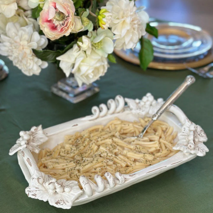 Antico Toscana Small Rectangular Dish - White