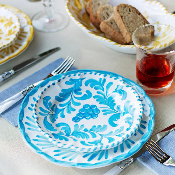 Arezzo Aqua Dinner Plate