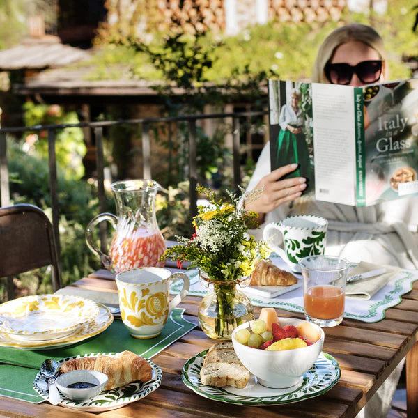Arezzo Green Dinner Plate