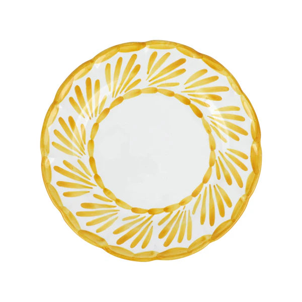 Arezzo Yellow Dinner Plate