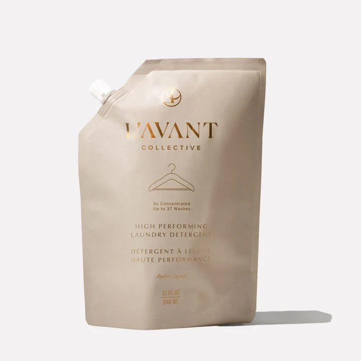 L’AVANT Collective Ambre Santal high performing concentrated laundry detergent refill pouch