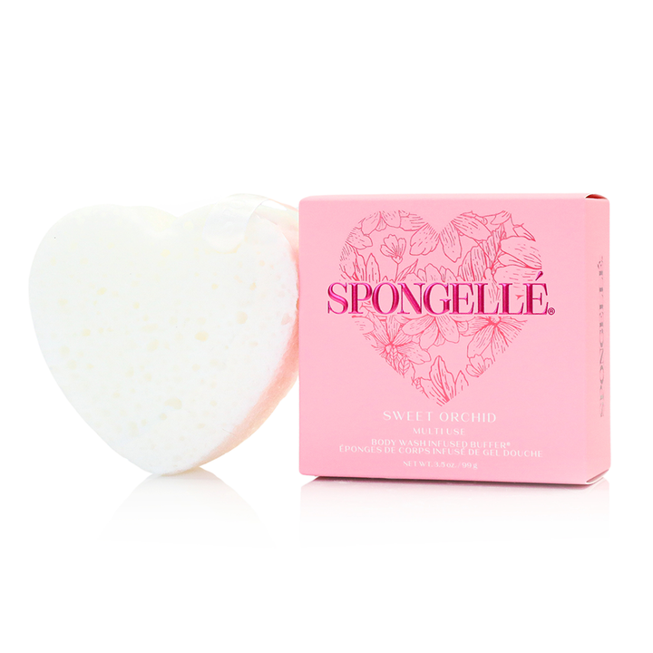 Spongellé Sweet Orchid | Heart Buffer