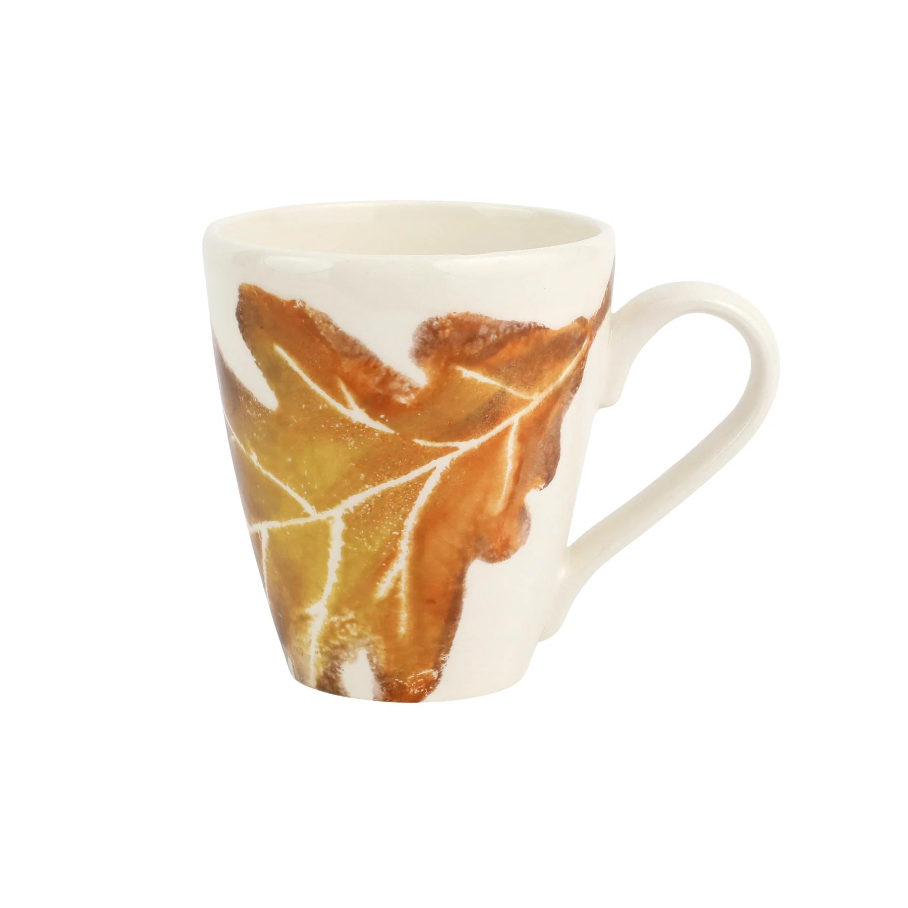 Autunno White Oak Leaf Mug