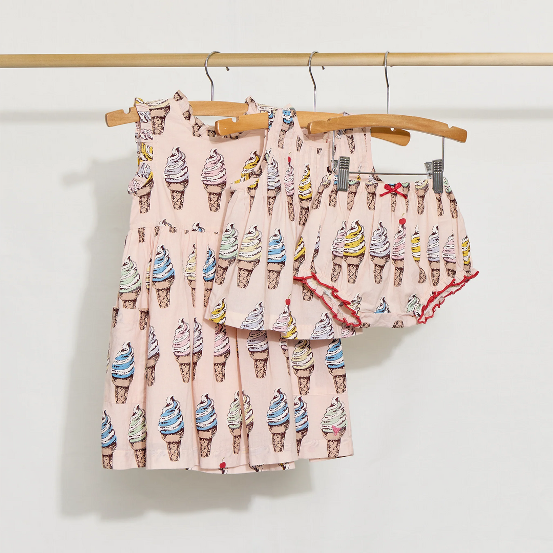 Baby Girls Jaipur 2-PC Set - Pink Soft Serve