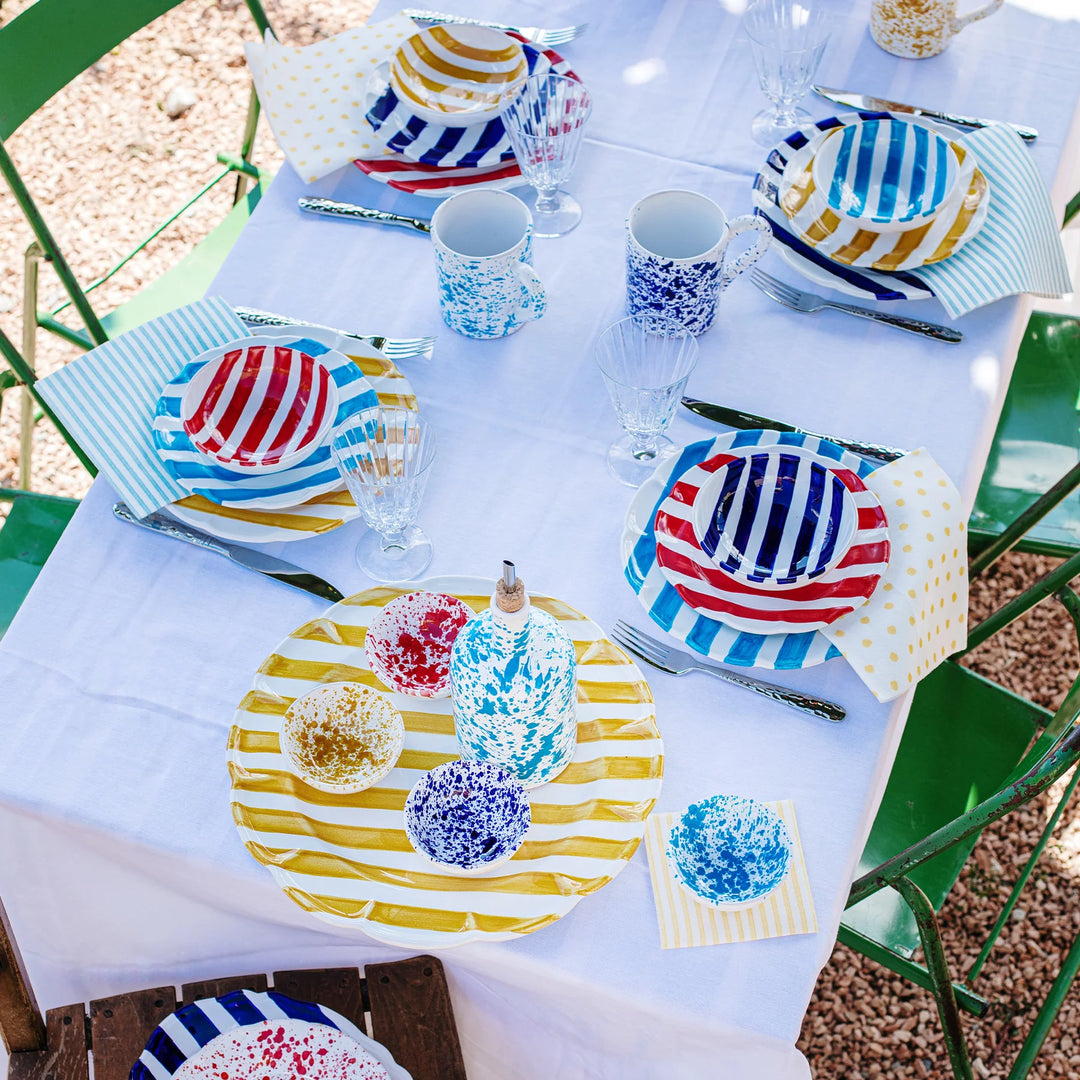 Amalfitana Aqua Splatter Mug