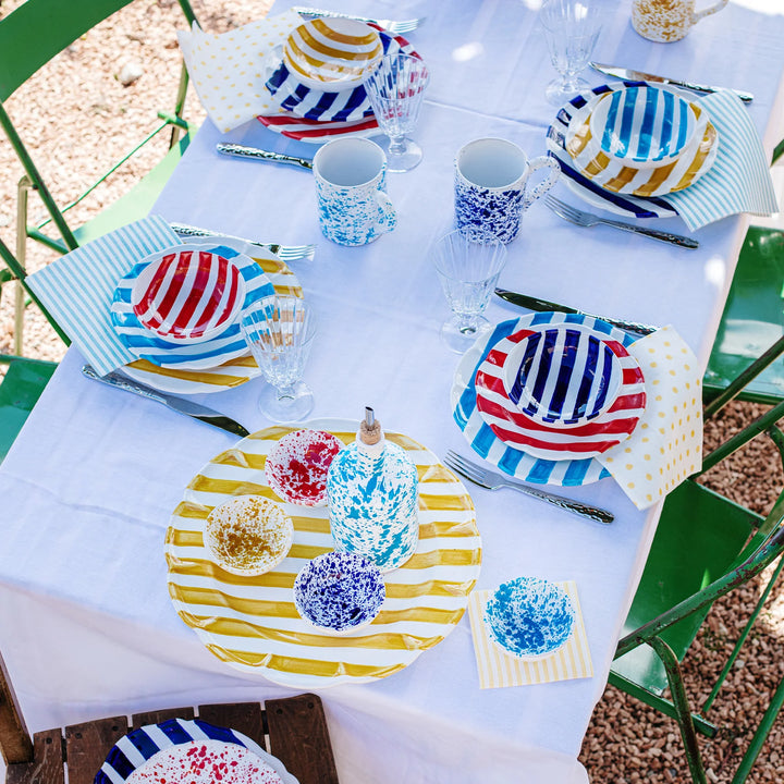 Amalfitana Aqua Splatter Mug