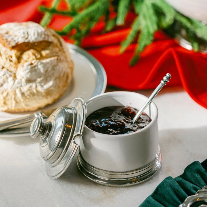 Tuscan Covered Bowl With Spoon 