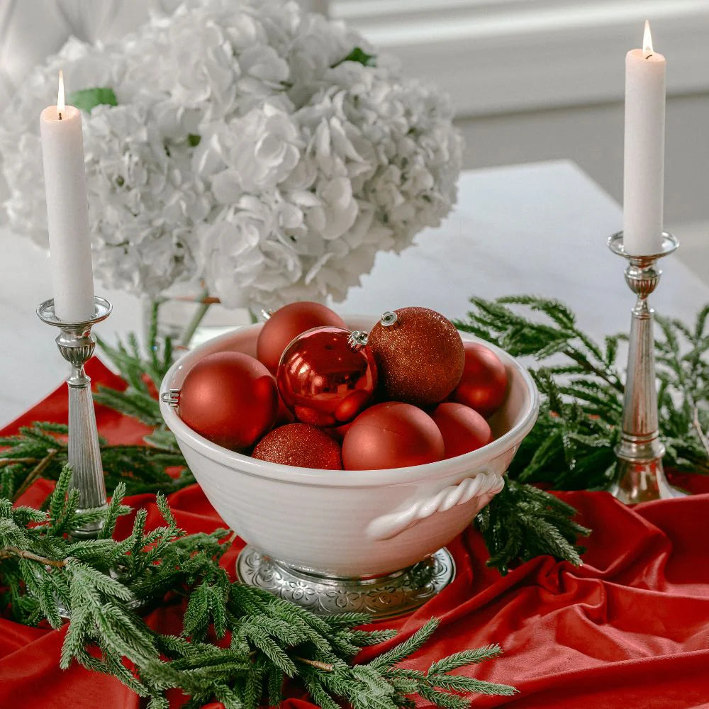 Tuscan Footed Bowl With Rope Handles
