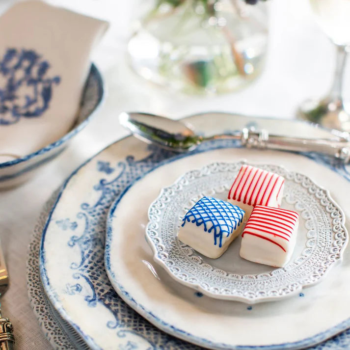 Finezza Blue Bread Plate