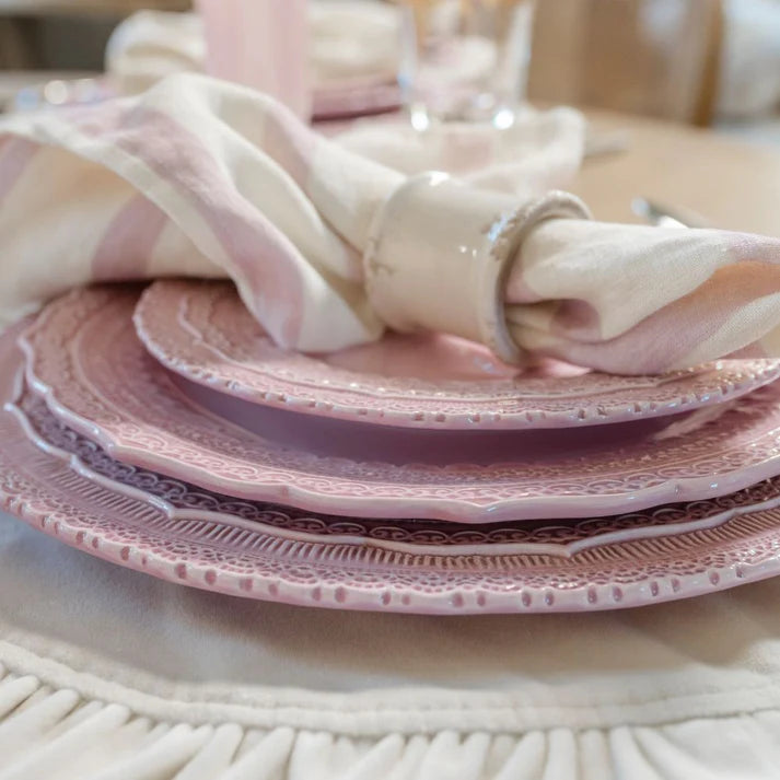 Finezza Rosa Pink Charger
