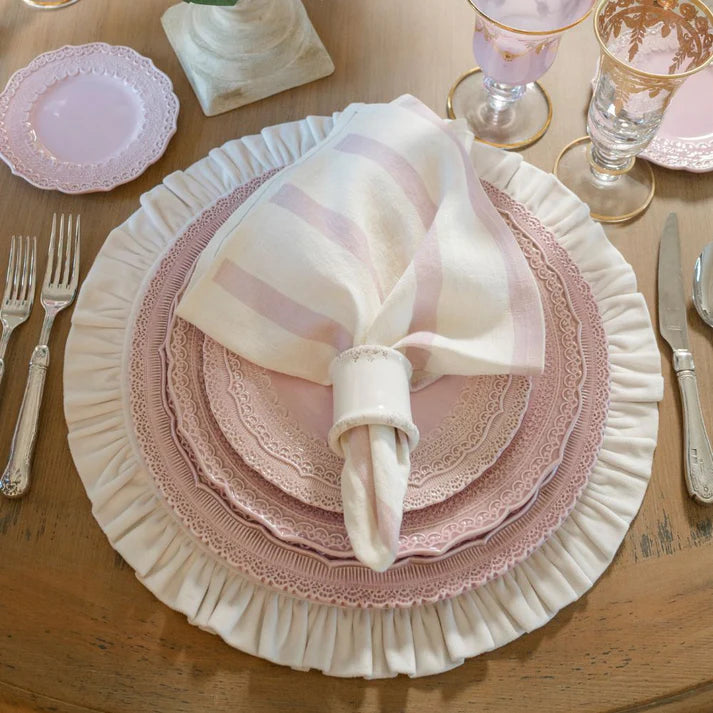 Finezza Rosa Pink Charger