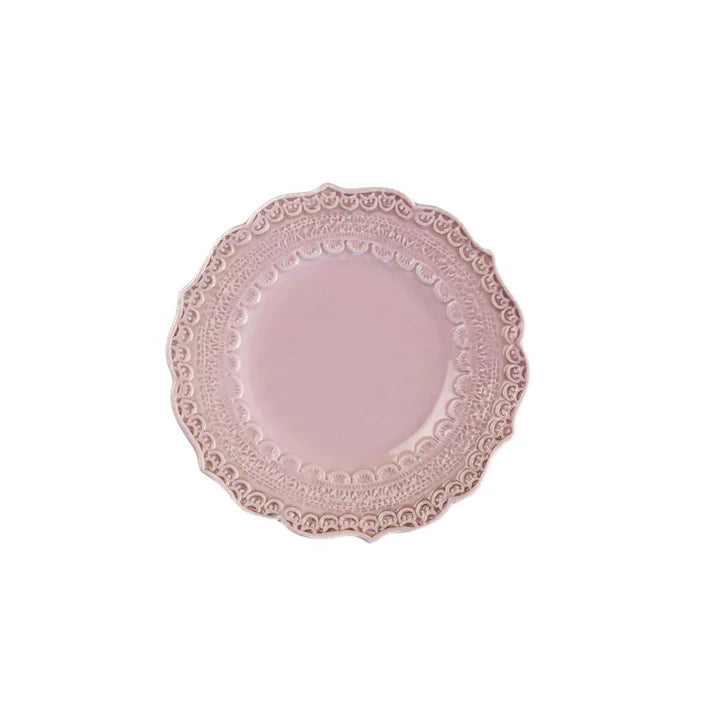 Finezza Rosa Pink Bread/Canape Plate