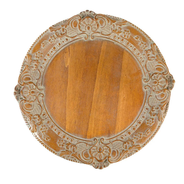 Florentino Antica Corte Charger - Wooden