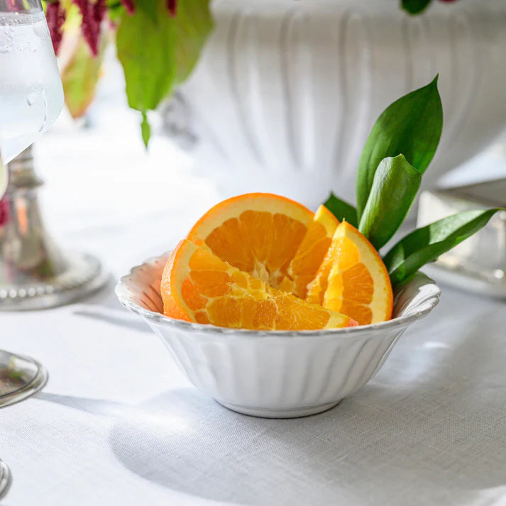Bella Bianca Beaded Cereal Bowl