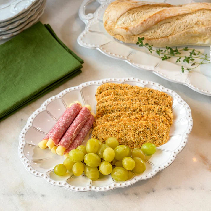 Bella Bianca Beaded Tray