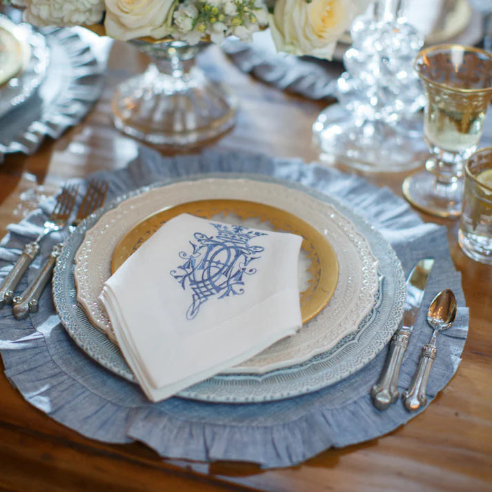 Finezza Blue Dinner Plate