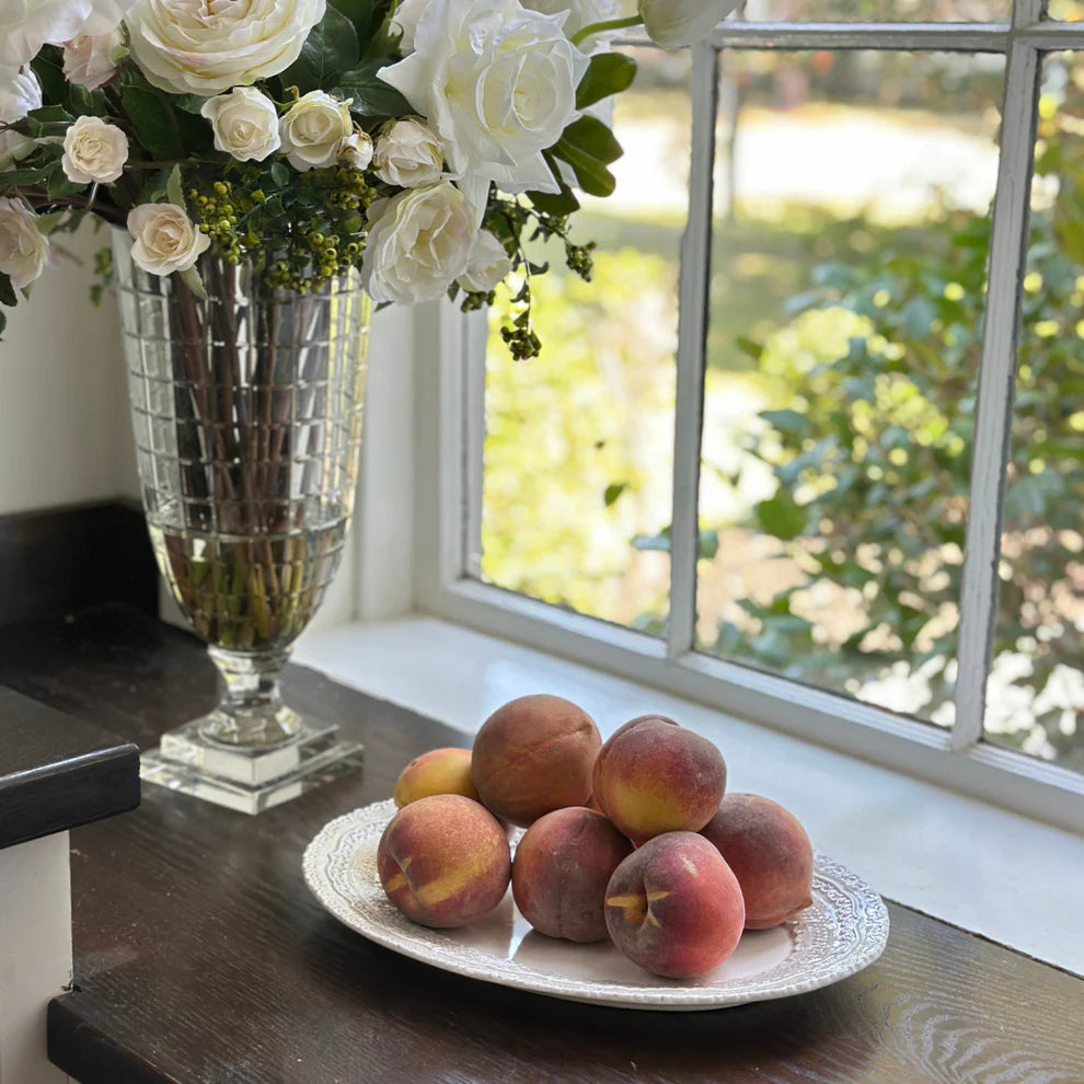 Finezza Cream Medium Oval Tray