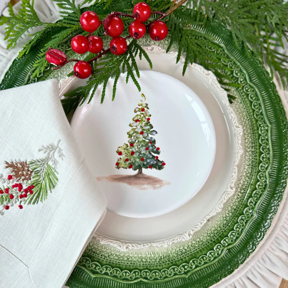 Finezza Holiday Green Charger