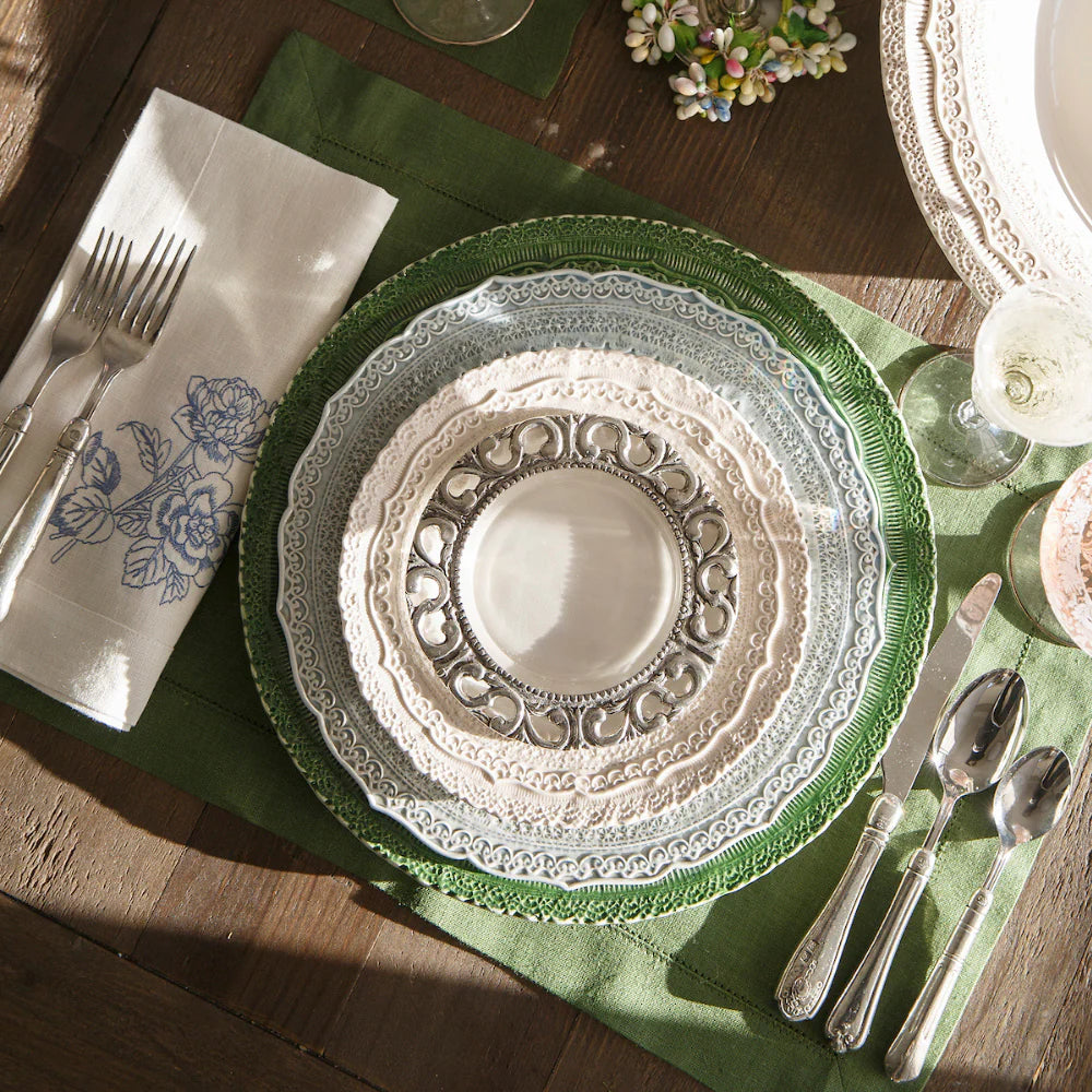 Finezza Holiday Green Charger