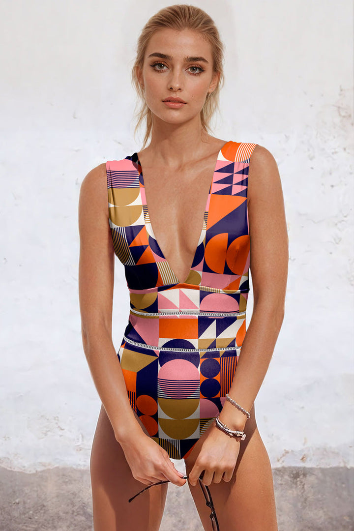 Deep plunge One-Piece by Averie